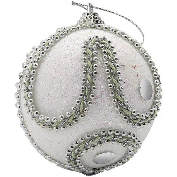 Шарик новогодний 9373 100 мм