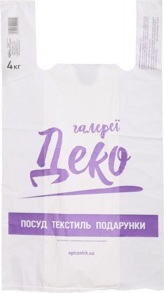 Пакет-майка «Деко» 4 кг Крохмаль 300x550 мм