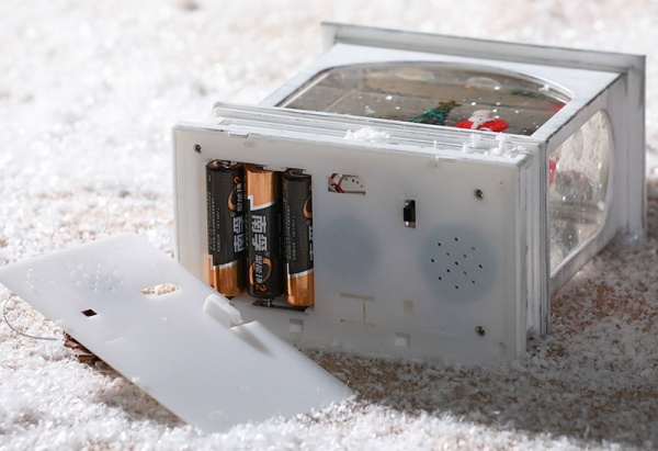 Сувенир новогодний фонарик водный который снежит 13х8х20 см 20WSDW-012B 