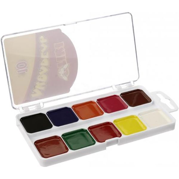 Акварель 10 кольорів 50111-ТК Тікі