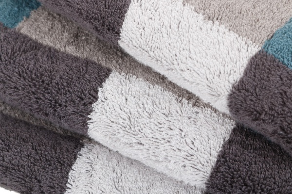 Полотенце махровое Mosaic 50x100 см графит Cawo 