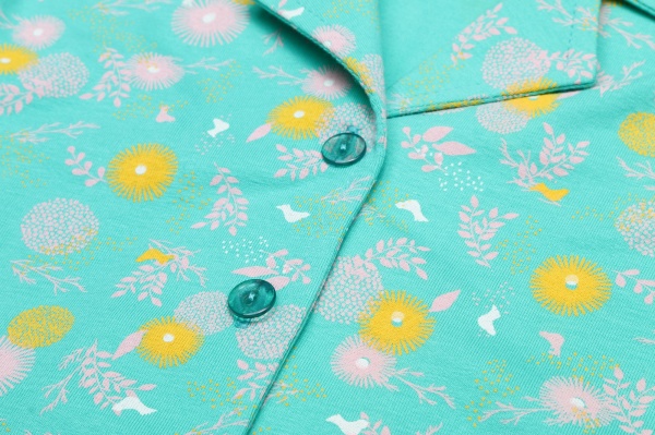 Пижама детская для девочек KOSTA 1431-6 р.158-164 зеленый 