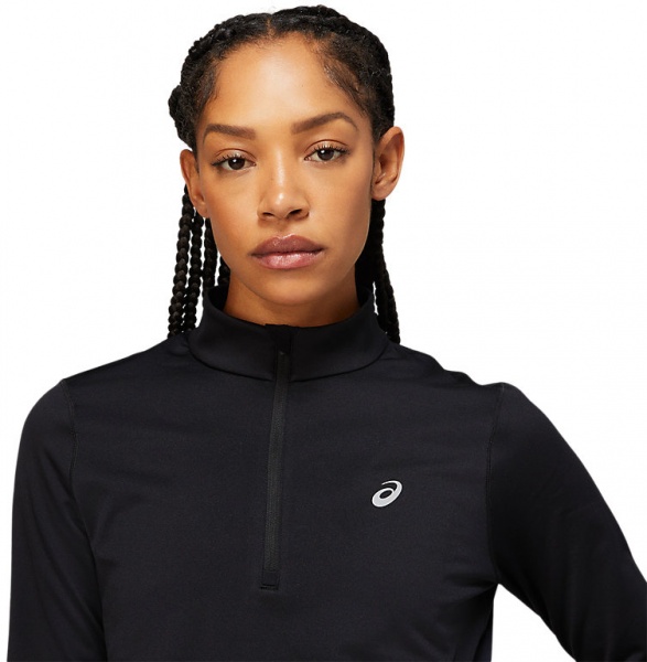 Джемпер Asics CORE LS 1/2 ZIP WINTER TOP 2012C343-001 р. M черный