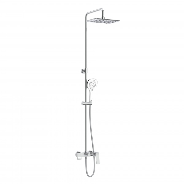 Душова система Imprese BILA DESNE T-10302SQ зі змішувачем хром