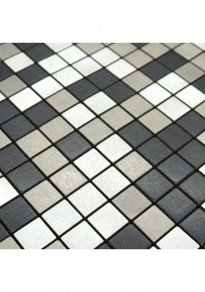 Декоративная панель EMERGO самоклеющая Квадрат Никель Home Inspire 