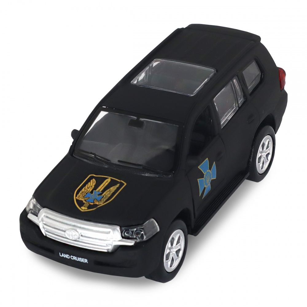 Автомодель TechnoDrive 1:32 серии Шевроны Героев Land Cruiser ЦСО Альфа KM6010SA