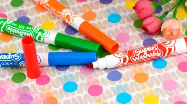 Набір фломастерів Super Washable Jumbo 36 кольорів 1632-36CB Marco