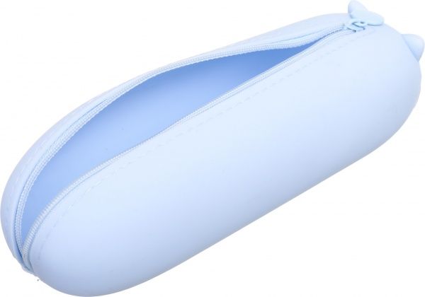 Пенал шкільний Кошеня 20х5,5х5 см блакитний