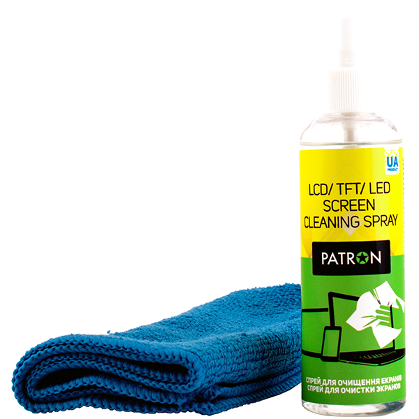 Спрей Patron f3-017 CS-PN-F3-017 набір 2 в 1 для очищення екранів 100 мл (CS-PN-F3-017) 