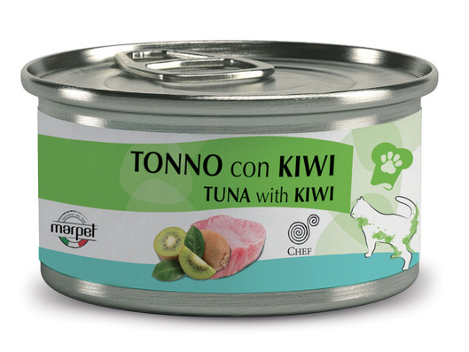 Консерва для котів усіх порід Marpet Філе тунця та шматочки ківі