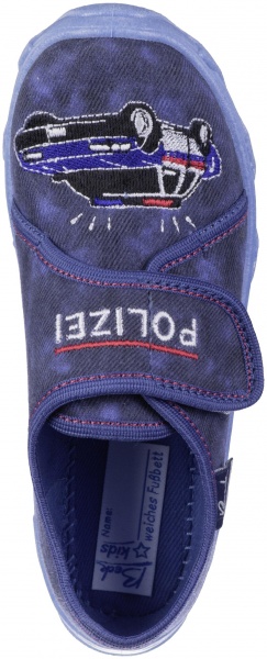 Капці для хлопчиків Beck Polizei р.26 темно-синій 211750626AB5 