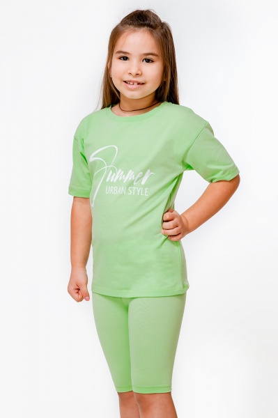 Комплект для девочек KOSTA р.134–140 светло-зеленый 0339-6 