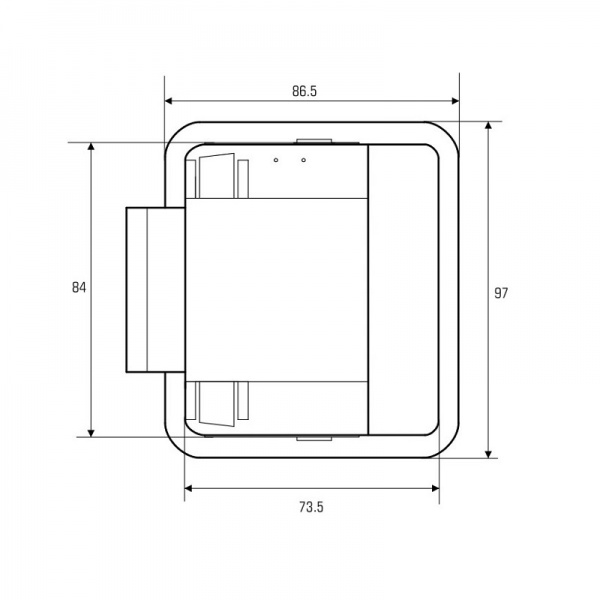 Замок для пожежної шафи Новація 
