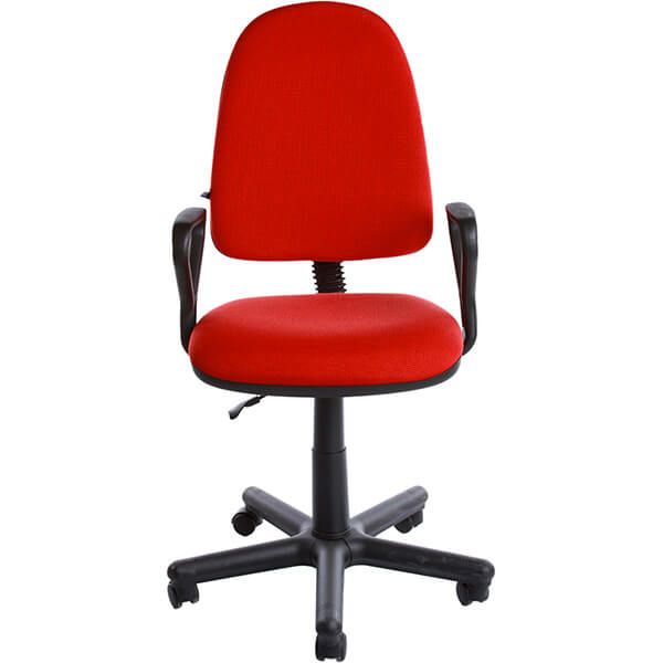 Крісло офісне Новий Cтиль Prestige GTP C-16 червоно-чорний