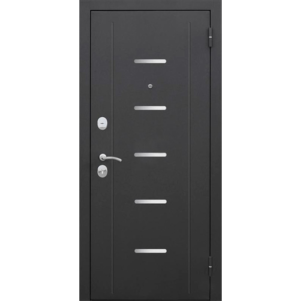 Двері вхідні Tarimus Гарда Муар Царга 2050x960 темний кипарис праві