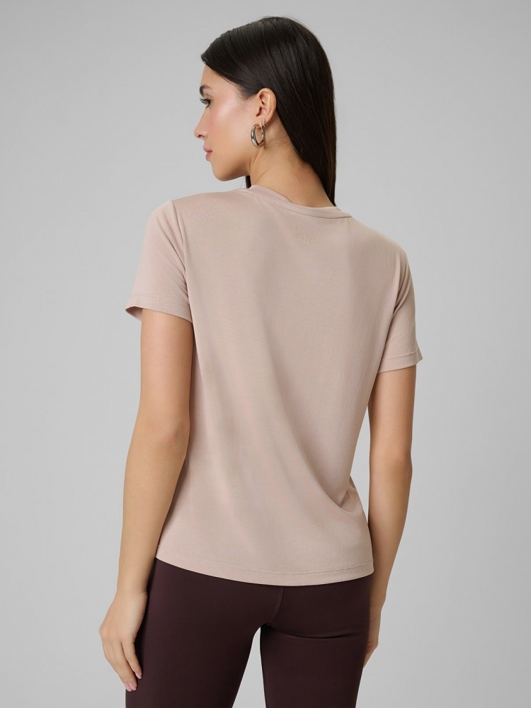 Футболка 4F TSHIRT F2773 4FWSS26TTSHF2773-83S р.XS бежевий