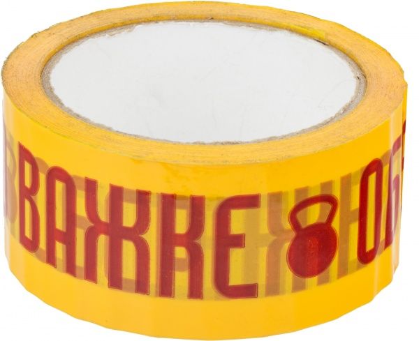 Клейкая лента «Обережно, важке» 48 мм 66 м 45 мкн