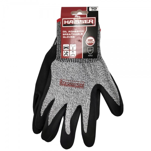 Рукавички Haisser 211222 з покриттям нітрил XL (10) 211222