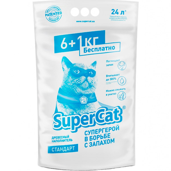 Наповнювач Super Cat Стандарт 6+1 кг (синій)