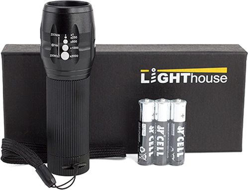 Фонарик Lighthouse, Pocket черный