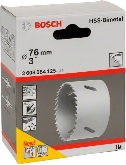 Коронка Bosch Standart HSS Bi-metal 76 мм 2608584125
