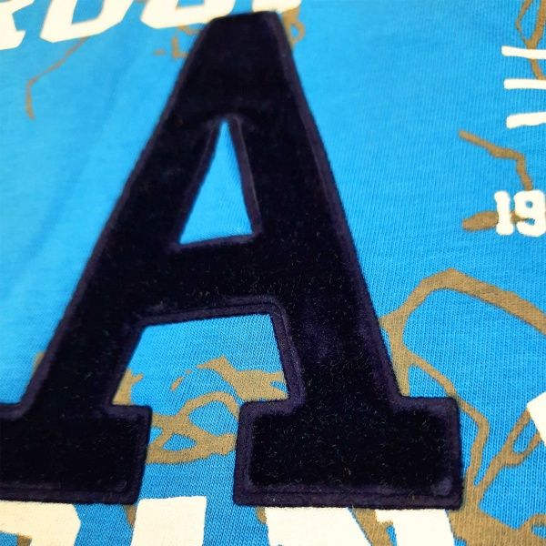 Футболка для хлопчика AKKU з літерою А р.134 блакитний 9076 