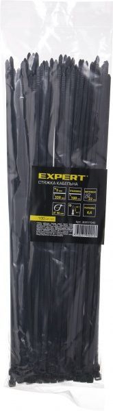 Стяжка кабельна Expert 5х350 мм 100шт.CN30231655 чорний 