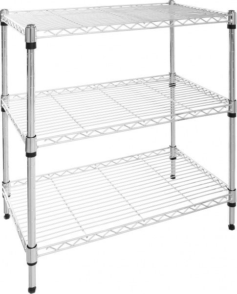 Стелаж металевий PROзапас HKJ-B010 600x600x350 мм хромований