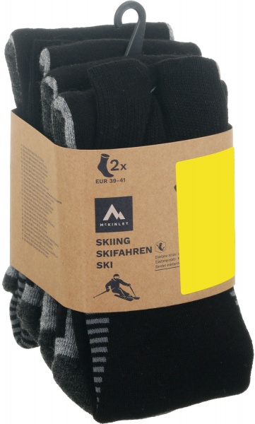 Шкарпетки McKinley Denny ux 2-pack McK 408440-905050 р.39-41 чорний