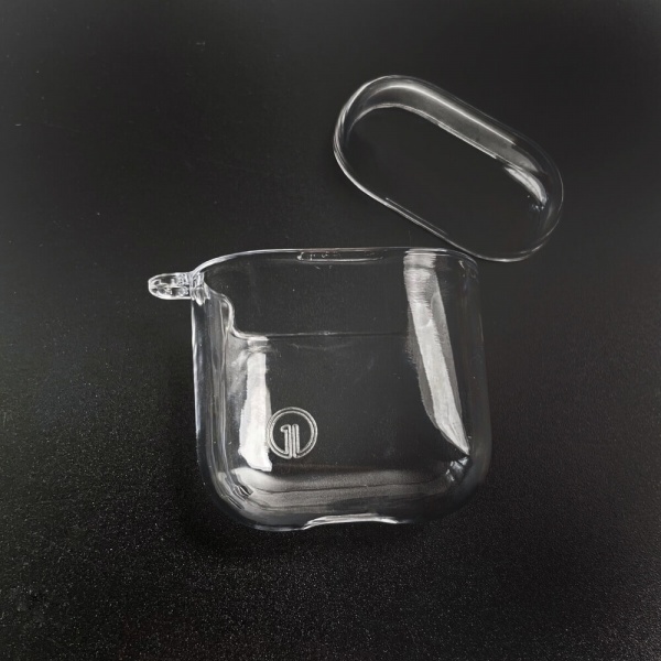 Чохол для навушників OneLounge 1Silicol для AirPods 1 | 2 transparent 14763 