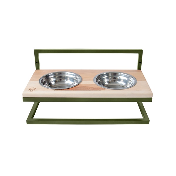 Миска подвійна 10 центів для Джека №5 S/M/L 2х600 мл хакі