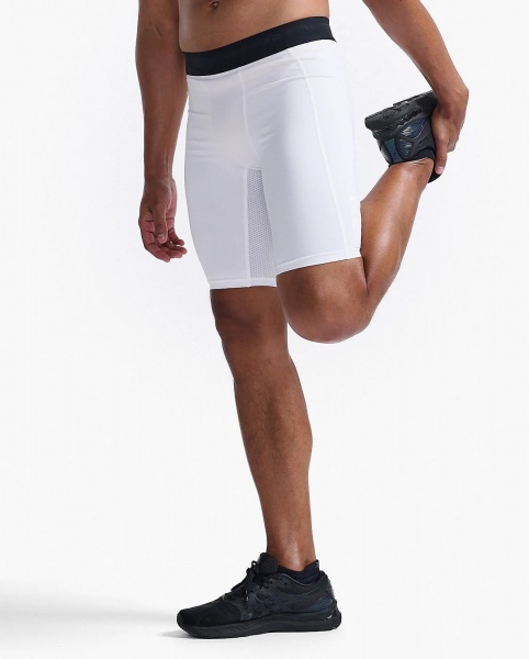 Велосипедки 2XU Base Layer Compression Shorts MA7198b_WHT/WHT р. S белый