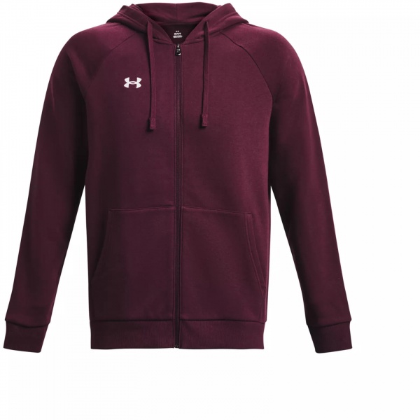 Джемпер Under Armour UA Rival Fleece FZ Hoodie 1379767-600 р.M червоний