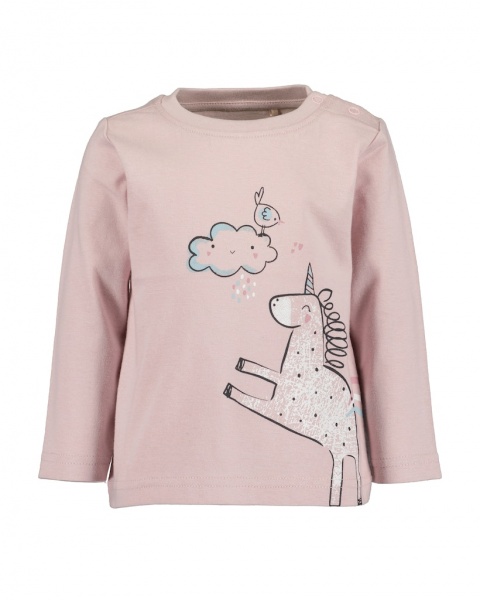 Реглан для девочки Blue Seven Единорог р.74 роза 950606 X* 