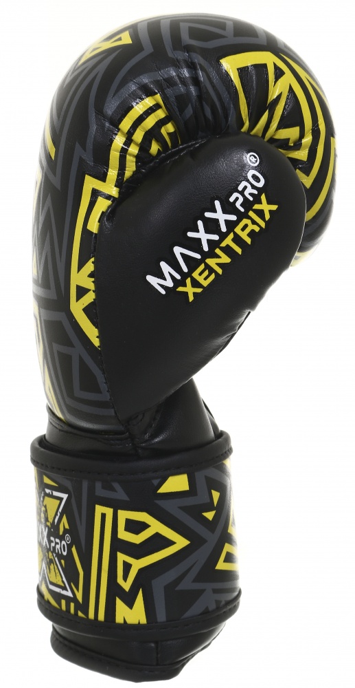 Боксерские перчатки MaxxPro AVG-250 Yellow vynil-06 р. 6 6 ozoz Yellow vynil-06 желтый