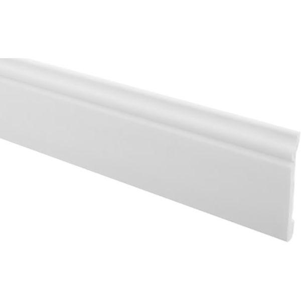 Плинтус Elegance LLPS-22 Cezar белый 15,6х119,7х2000 мм 