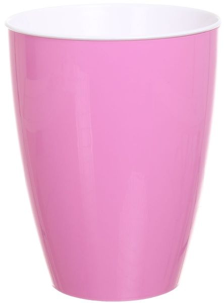 Горшок пластиковый Омела Самоувлажняющийся круглый 2,3л розовый 