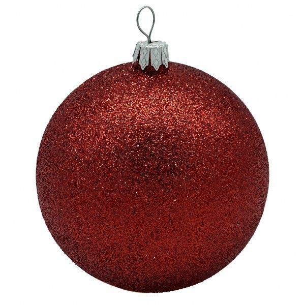 Шар новогодний MISLT d8 см MA80-11 красный