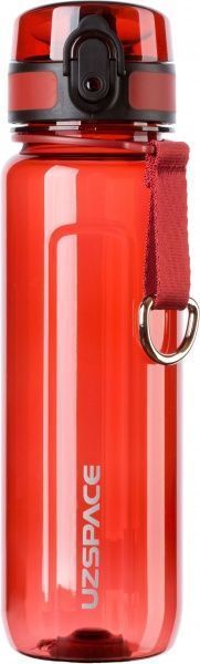 Пляшечка спортивна 500 мл Uzspace U-type червоний