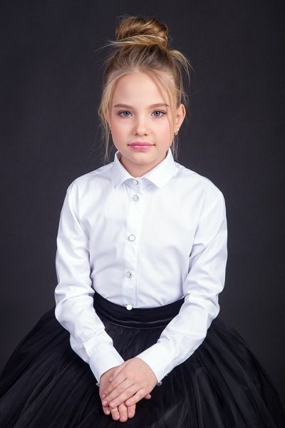 Блуза Zironka 26-9020-1 р.146 белый 