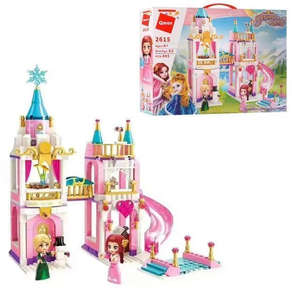 Конструктор Qman 2615 замок принцеси фігурки ODT112612
