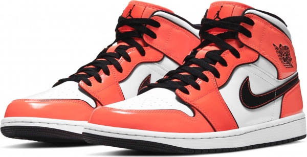 Кроссовки Jordan AIR JORDAN 1 MID SE DD6834-802 р.US 9 коралловый