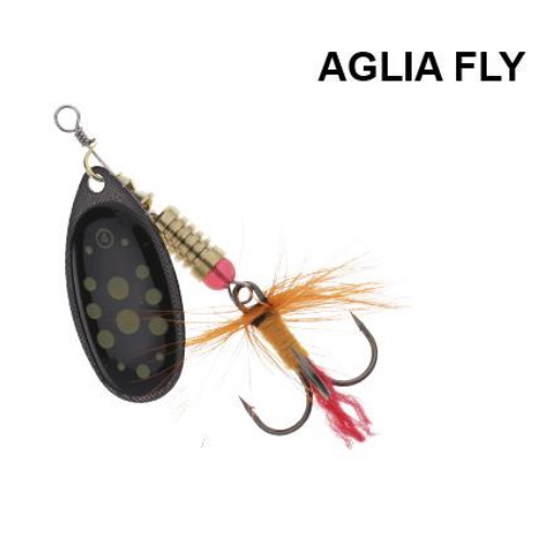 Блесна-вертушка Fishing ROI 9 г Aglia Fly 21 black green