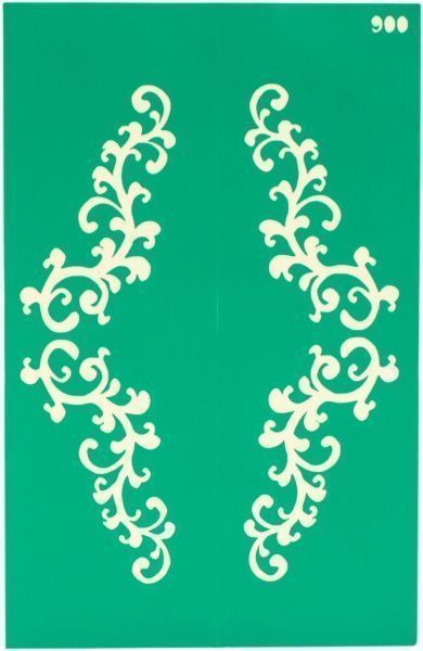 Трафарет самоклейкий бордюрний №900 серія Рамки GPТ50045821 130x200 мм Rosa Talent