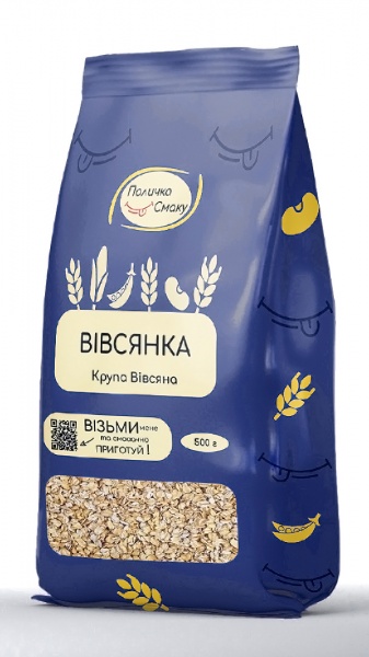 Крупа овсяная Поличка Смаку плющеная 500 г 