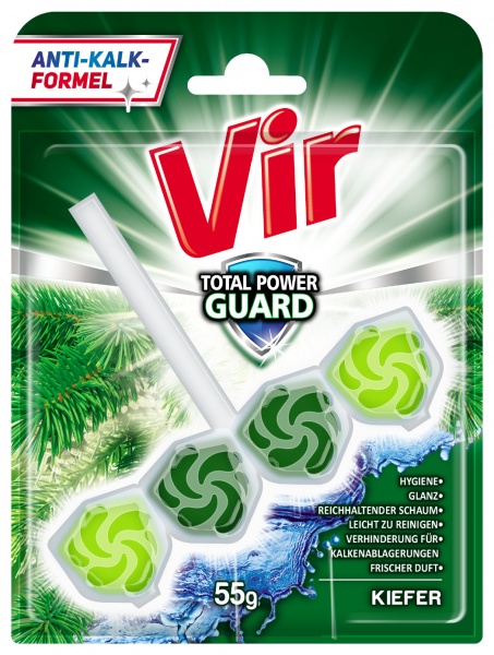Туалетный блок VIR Total Power Guard Хвоя 55 г 