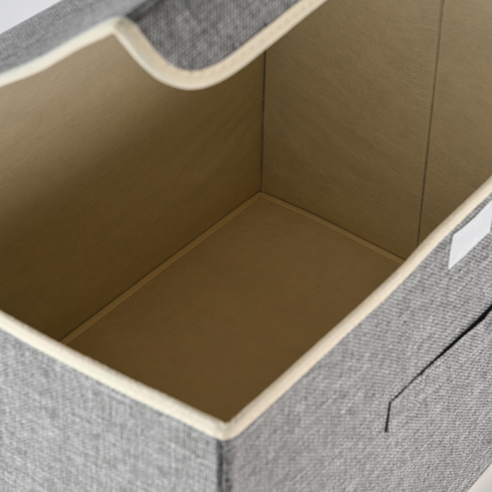 Ящик для зберігання TH-07 L LIGHT GRAY світло-сірий 280x440x290 мм