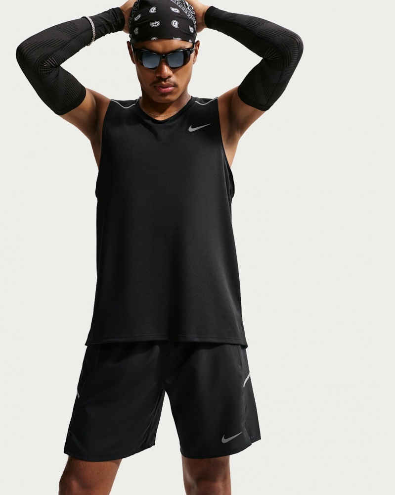 Шорти Nike M NK DF MILER 7BF IF2070-010 р. S чорний