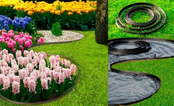 Бордюр газонный Gartec «Универсальный» (+20 кольев для фиксации)