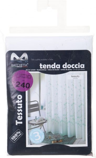 Шторка для ванны Bacchetta Farfalla bianco 240х200 см